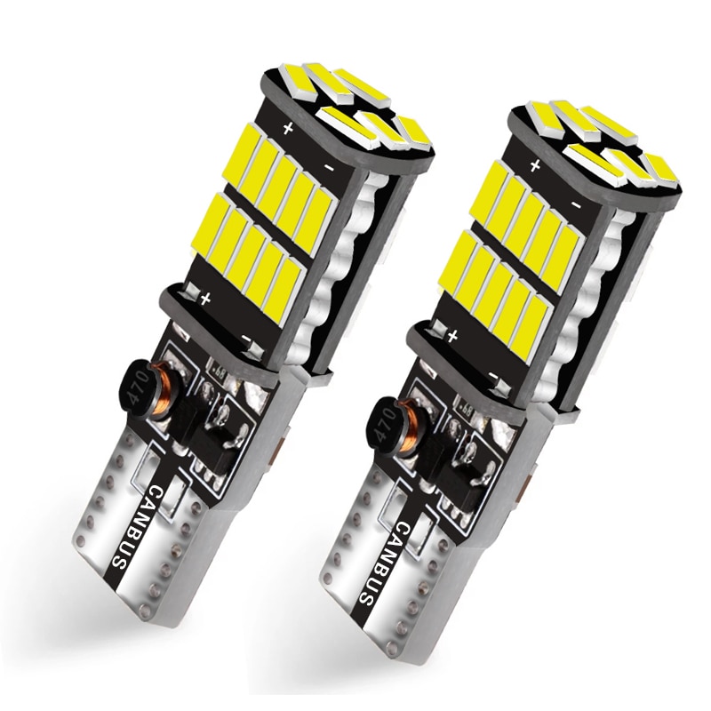 

1 шт. T10 w5w canbus без ошибок салон автомобиля светодиодный светильник 194 501 26smd приборная лампочка лампа купольный свет 12 В 6000 К белый