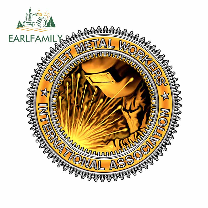 

EARLFAMILY 13 см x 12,8 см для работников сварщиков, устойчивая к царапинам автомобильная наклейка, окклюзионная наклейка на царапины, индивидуальный ремонт для JDM SUV RV