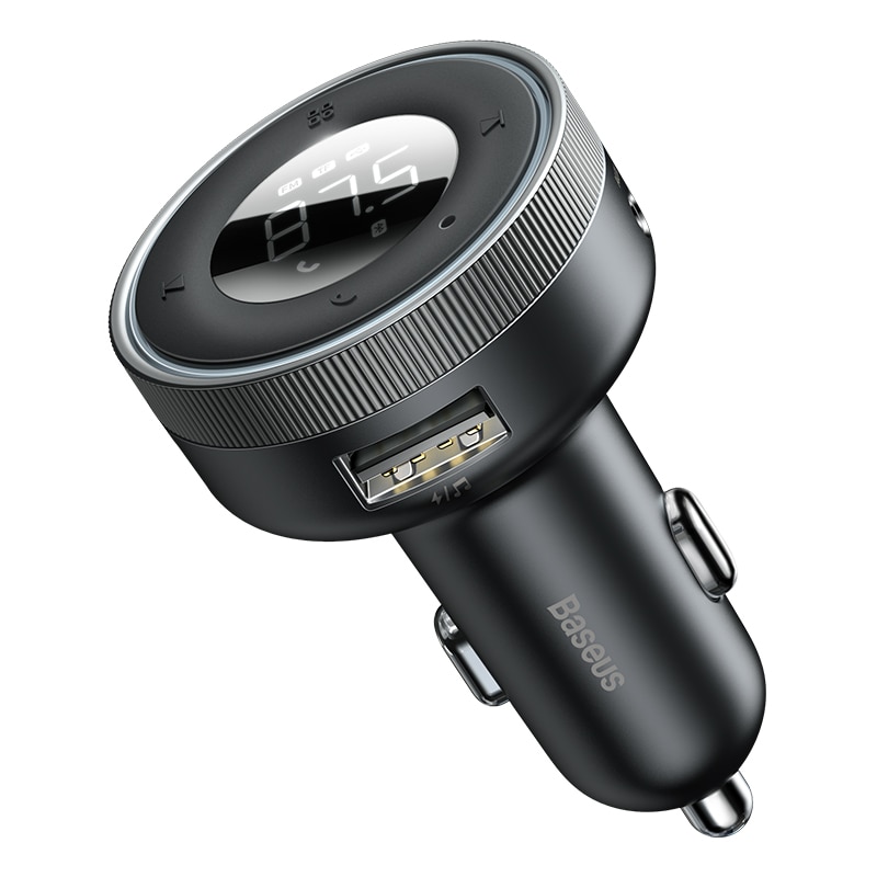 

Baseus FM-передатчик Автомобильный беспроводной Bluetooth 5,0 FM Aux Радиомодулятор USB Быстрое зарядное устройство Автоматическая громкая связь Аудио MP3-плеер Автомобильный комплект