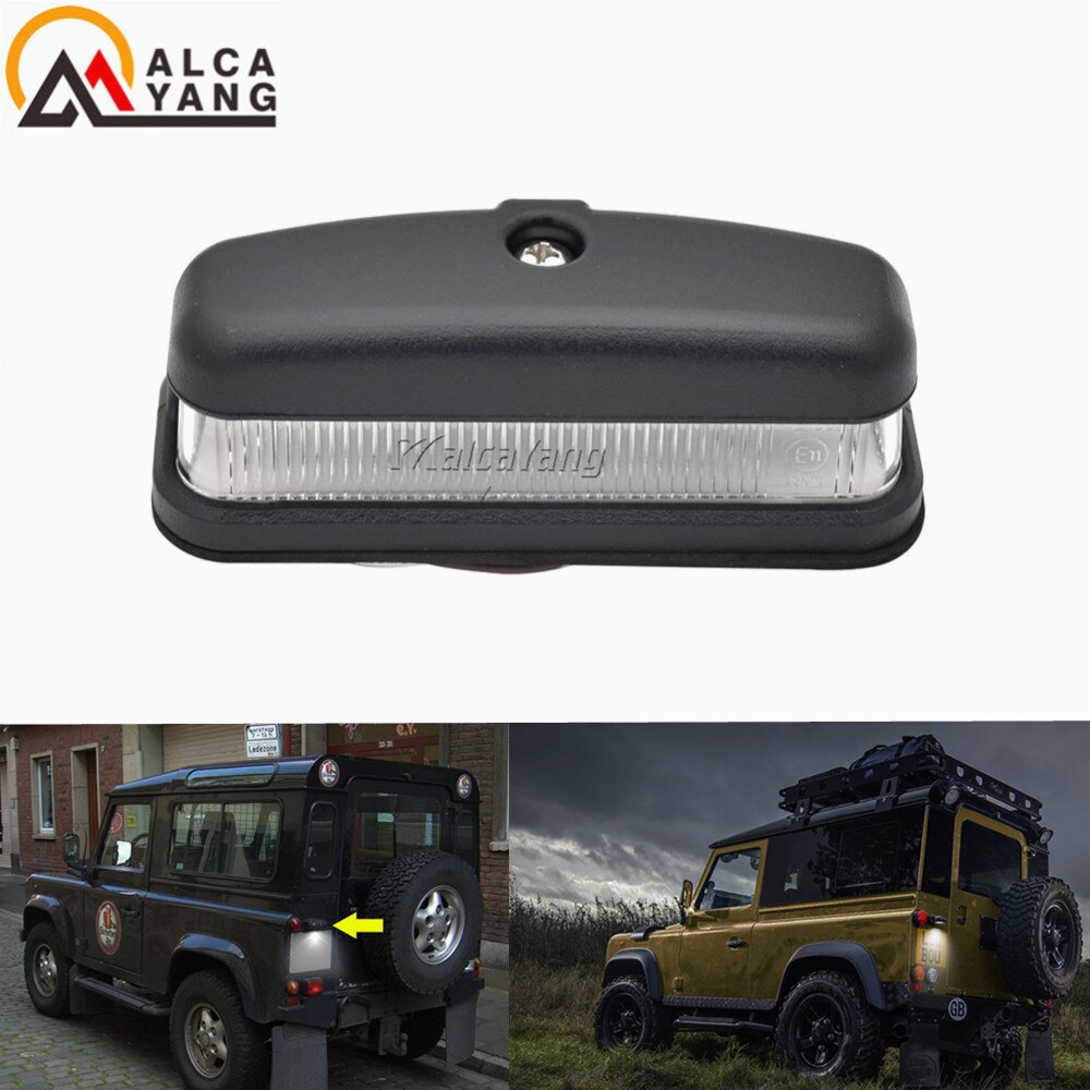 

1X для Land Rover Series 2 2A и 3 всех моделей для Defender 90/110/130 все модели, белая фотолампа с номерным знаком