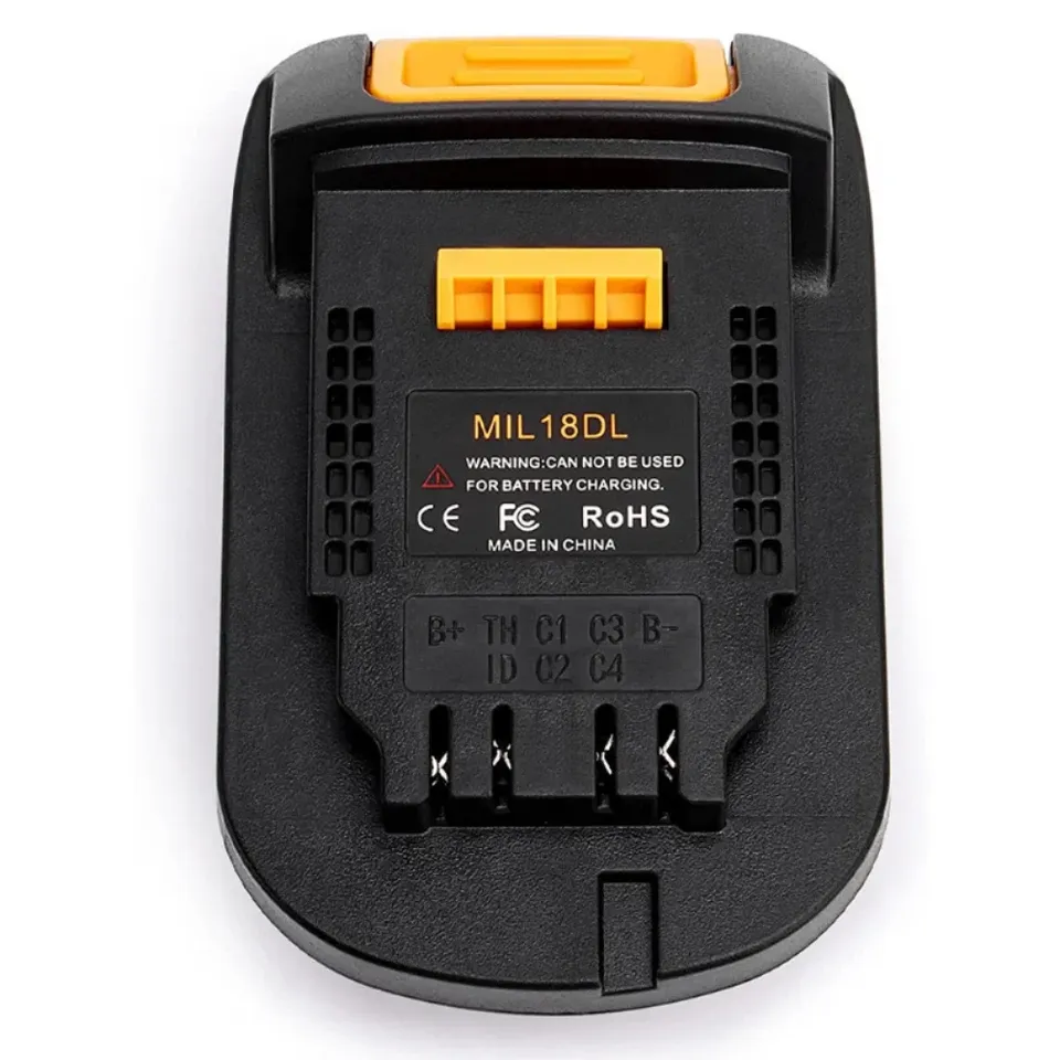 

Адаптер Milwaukee 18 В для аккумуляторов Dewalt 18-20 В