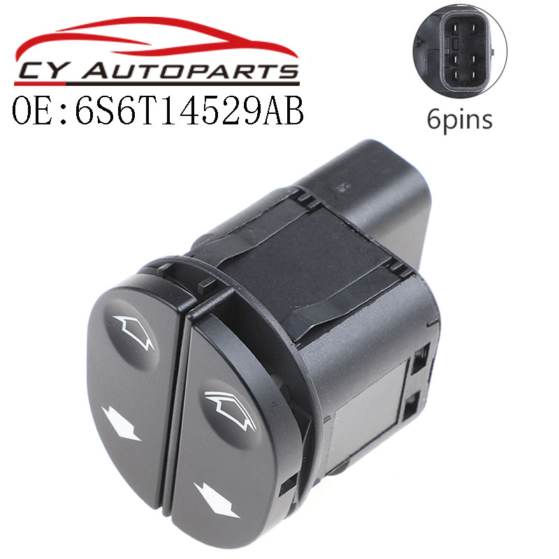 

Новый переключатель стеклоподъемника для Ford Fiesta Fusion KA Puma Transit 6S6T14529AB 1459686, кнопка переключения