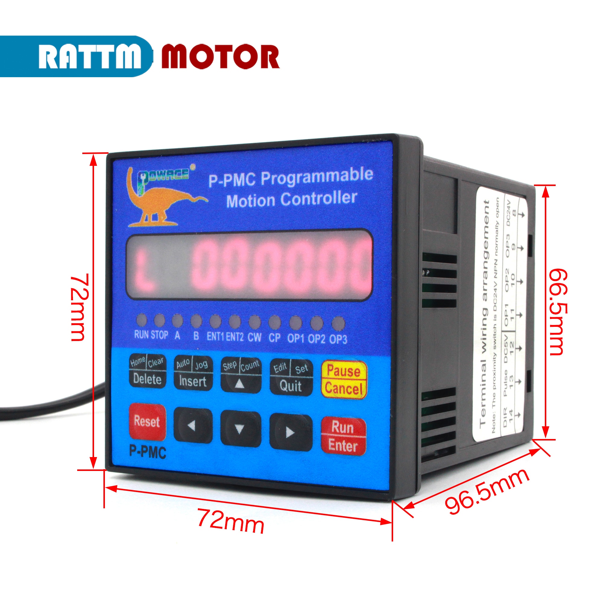 

Программируемый драйвер шагового двигателя RATTMMOTOR 40 кГц