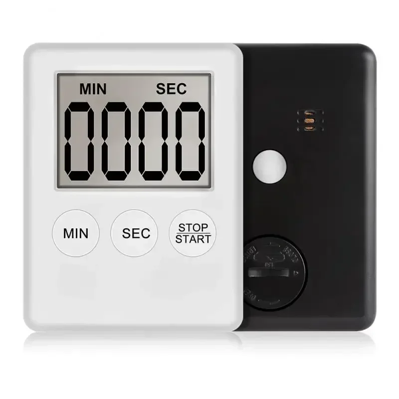 

Магнитный кухонный таймер LCD чёрный