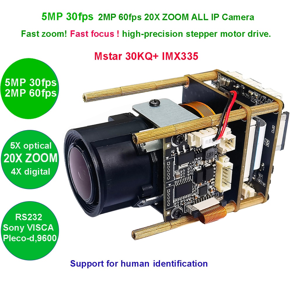 

IP-камера YUCHENG 4K 8Мп Sony Visca RS232 Pelco-d IMX415