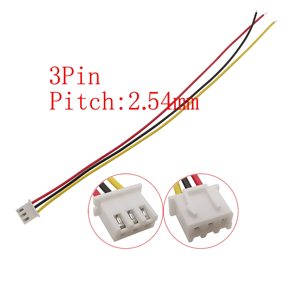 

Разъемы LOCHEUK JST XH 2,54 мм 3-контактные 26AWG