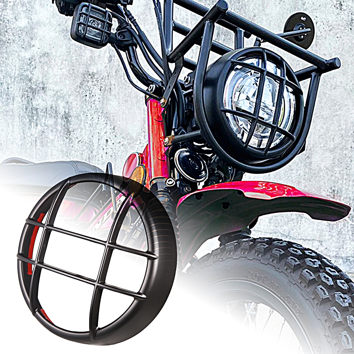 

Мотоциклетная черная накладка на гриль фары для Honda 2020-2023 CT125 Trail 125 Hunter Cub Parts