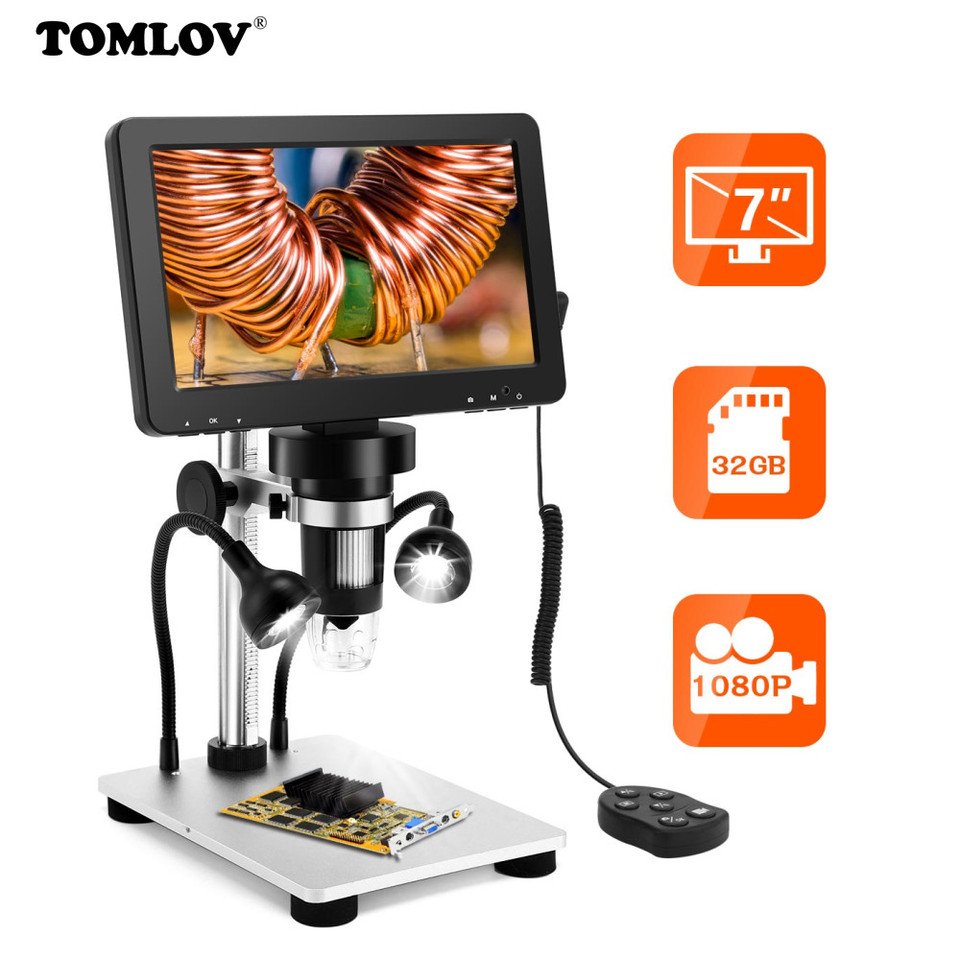 

TOMLOV DM9 Цифровой микроскоп 1200x