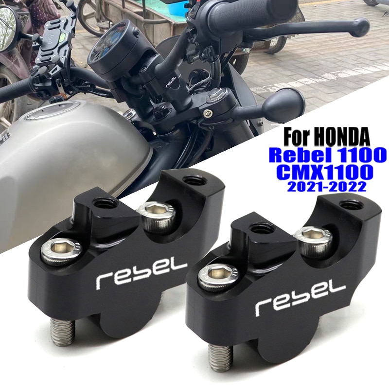 

CM1100 Подъемник руля для HONDA Rebel CM CMX 1100 2021 2022 CMX1100 Крепление на руль сзади Поднятый удлинительный зажим Адаптер Moto