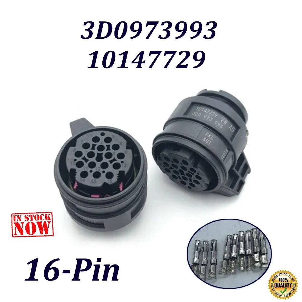 

3D0973993 10147729 Φ разъем 16-контактный разъем для 0BH AUDII A4 VW Phaeton контроллер передачи данных 09430010 DQ500