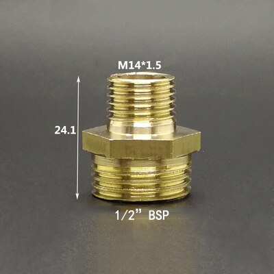 

Латунные редукторы для труб M14, M18, M20