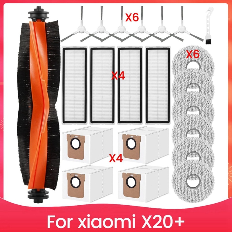 

Набор аксессуаров для пылесоса Xiaomi X20+, аксессуары для робота-пылесоса Xiaomi X20 Plus, запасные части