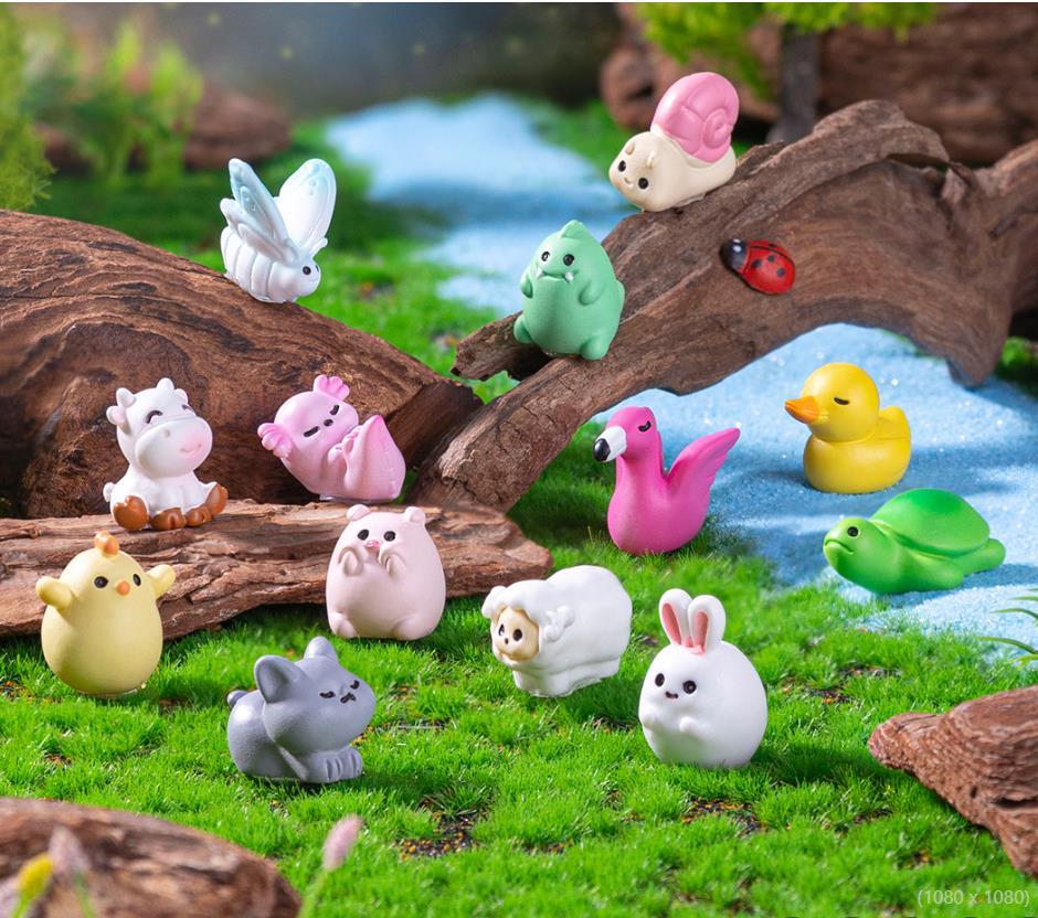 

Набор из 100 шт. фигурок Kawaii из смолы
