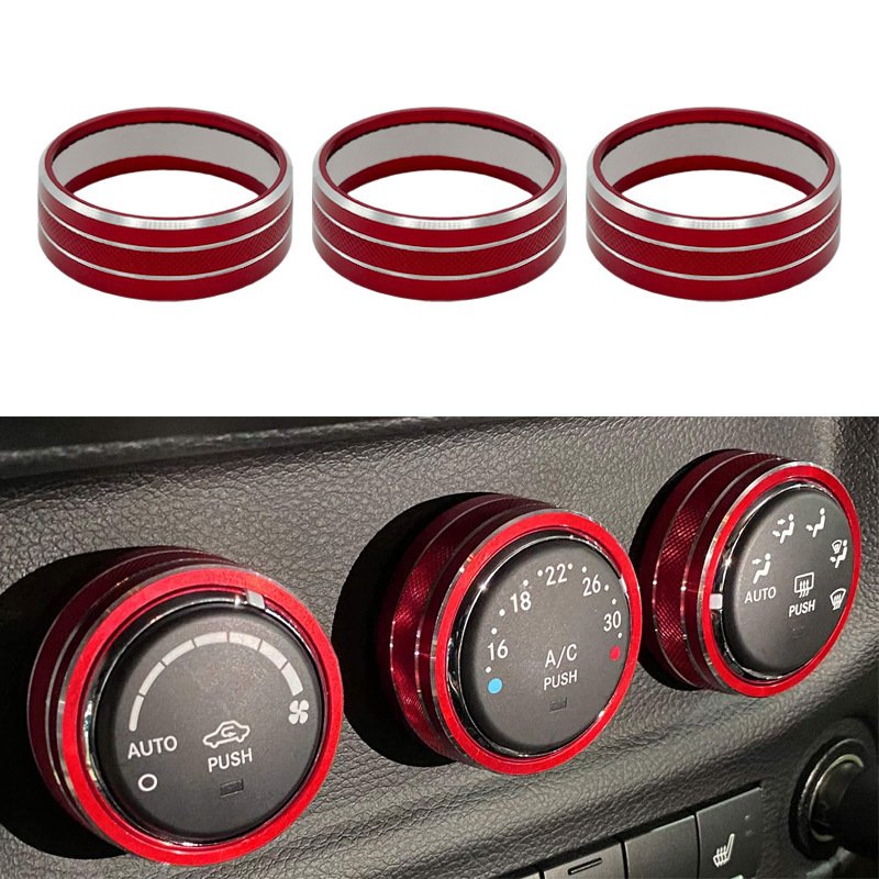 

Комплект из 3 насадок для кондиционера для Jeep Patriot 2011-2016 / Compass 2010-2016 / Wrangler JK 2011-2017 / Liberty 2008-2012