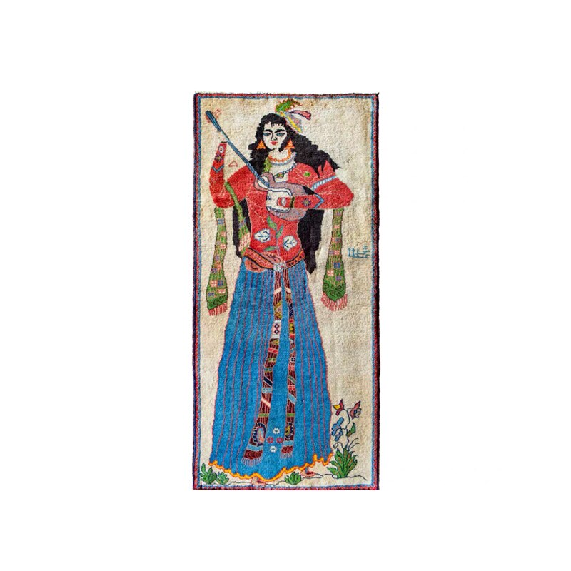 

MEDICCI HOME Uyghur Girl Frescoes Ретро коврик для гостиной