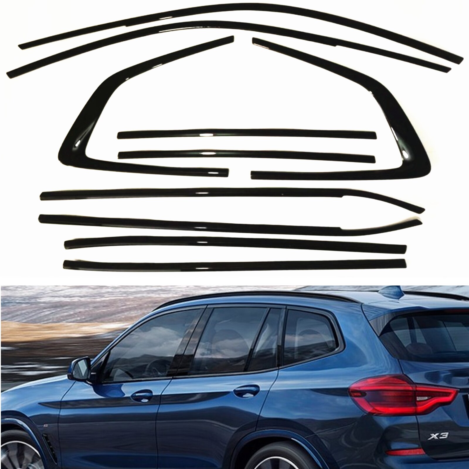 

Уплотнитель из нержавеющей стали для BMW G01 X3 2018 2019 2020 2021 2022 2023