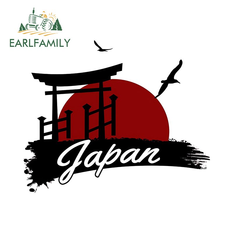 

EARLFAMILY 13 см x 5,6 см для Word Япония наклейки для автомобиля JDM виниловая наклейка устойчивая к царапинам графическая этикетка для мотоцикла ноутбука автомобиля