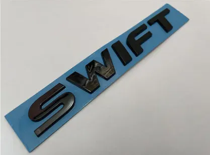 

Подходит для Suzuki Swift эмблема автомобиля логотип наклейки 3D буква слово задний багажник ABS пластик хромированная Серебряная Табличка значок Авто Наклейка