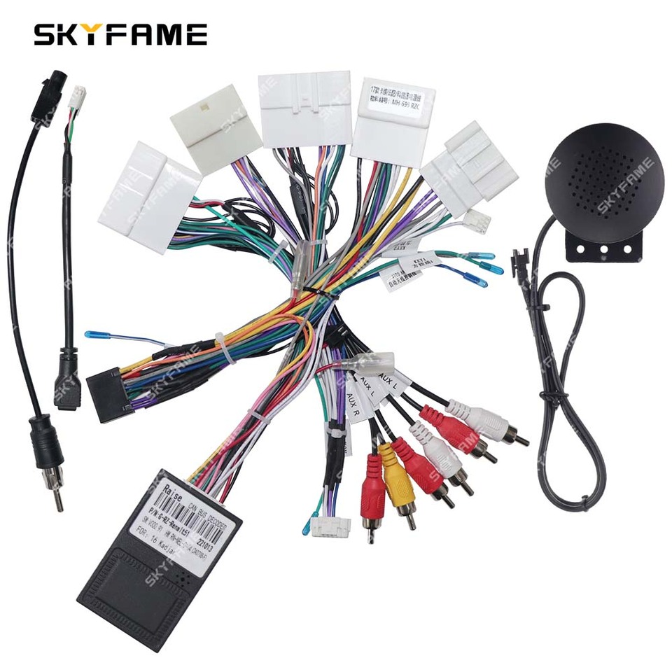 

SKYFAME автомобильный 16-контактный жгут проводов адаптер Android радио кабель питания для Renault Kadjar RenauIt-RZ-01/G-RZ-RenaIt51