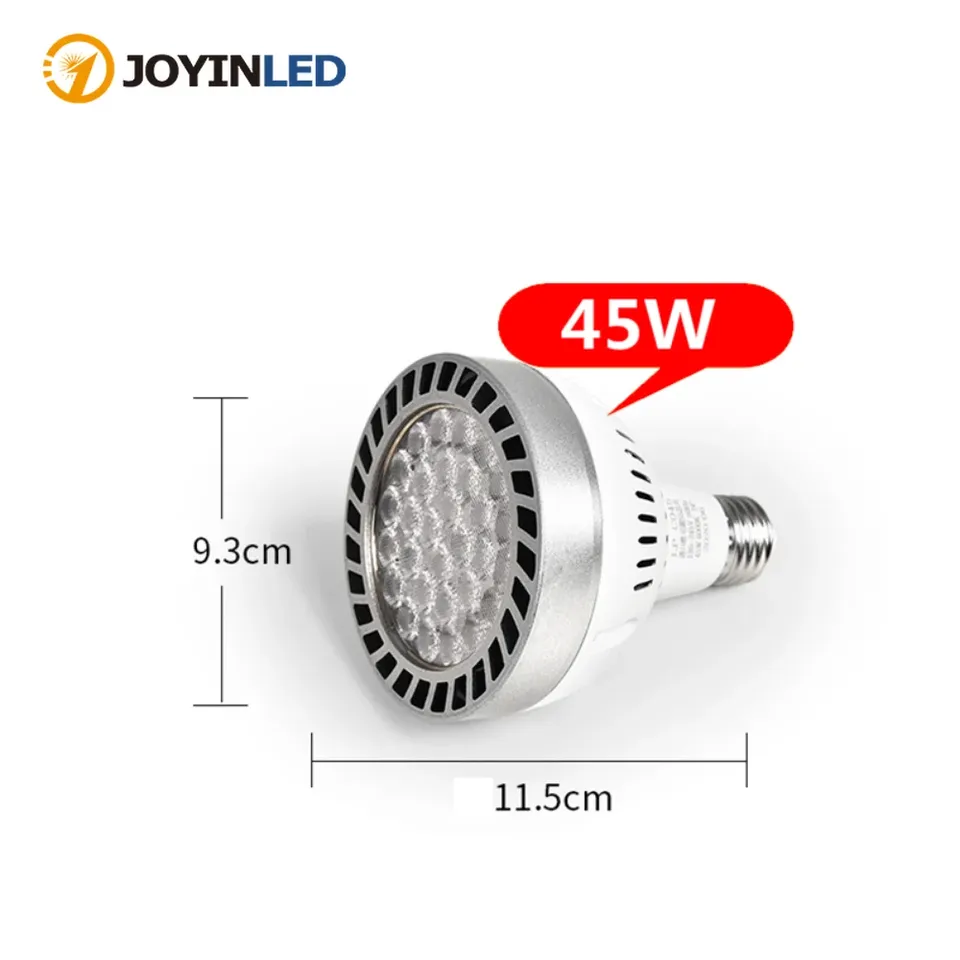 

JOYINLED Светодиодная лампа PAR30 черная 45 Вт 220В