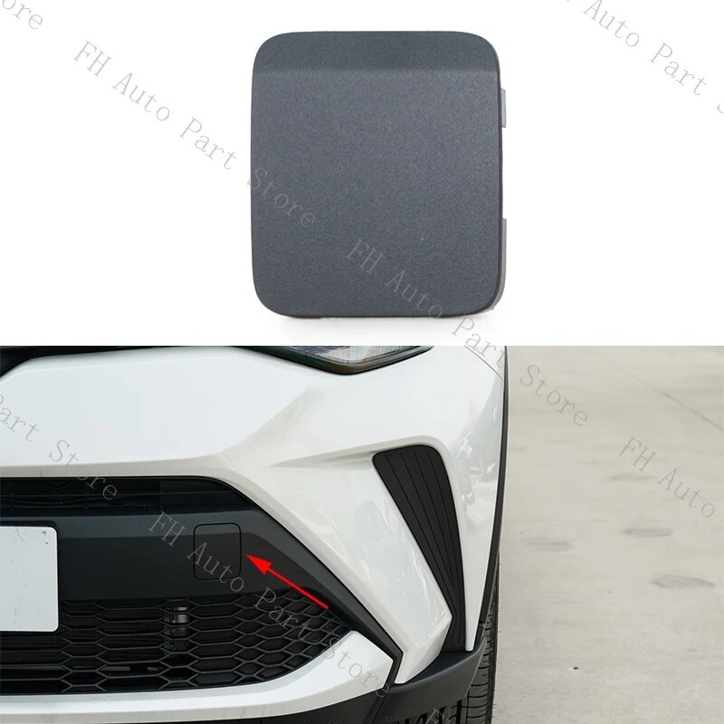 

Для Toyota CHR C-HR 2021 2022, крышка фаркопа переднего бампера, крышка прицепа, крышка проушины 52128-F4200 52128F4200