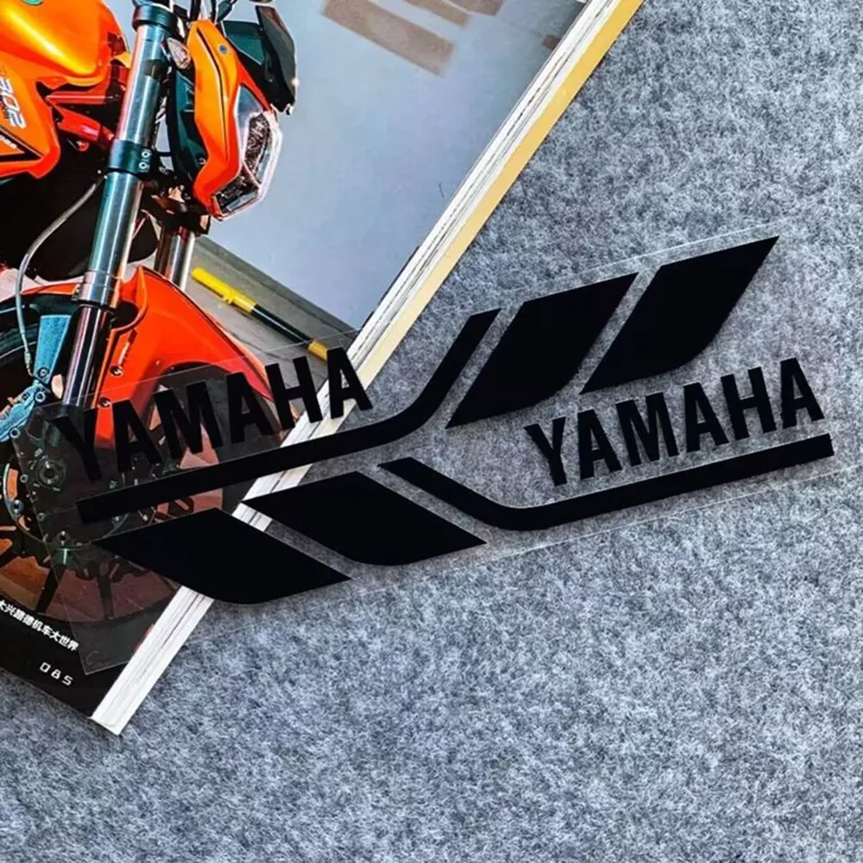 

Светоотражающие наклейки для мотоцикла, лазерный логотип Yamaha, модифицированные водонепроницаемые Декоративные наклейки для гоночного шлема