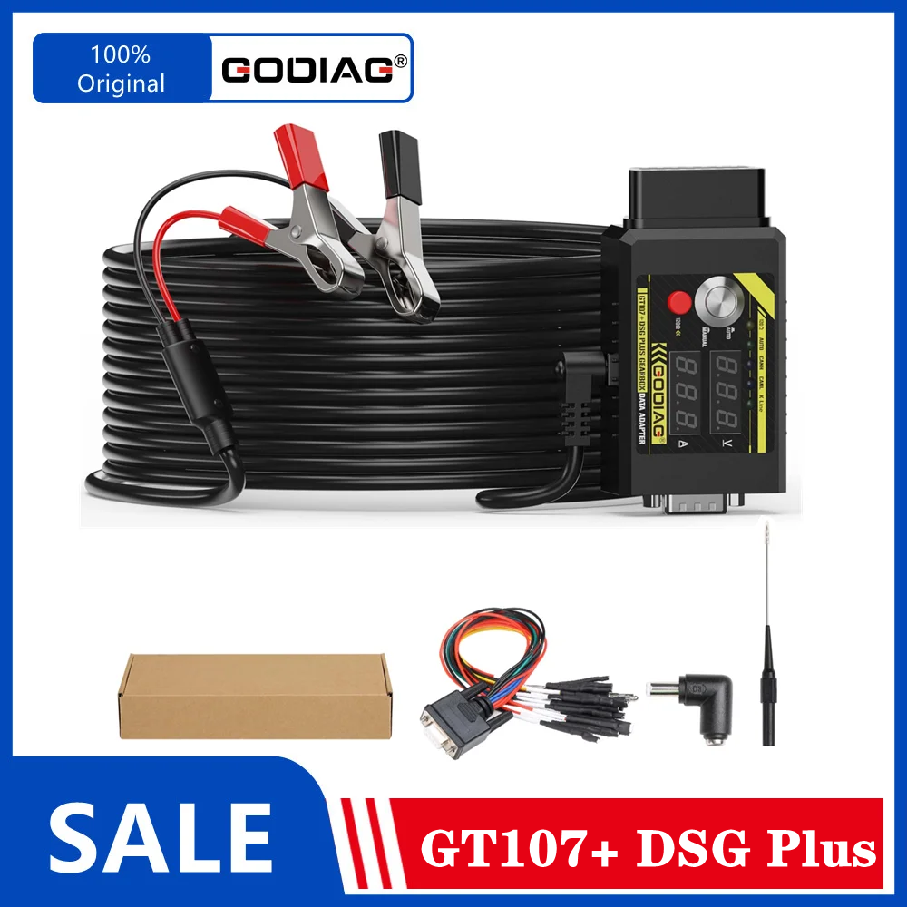 

Адаптер данных коробки передач GODIAG GT107+ GT107 Plus DSG Plus для Benz/BMW DQ250 DQ200 VL381 VL300 DQ500 DL501