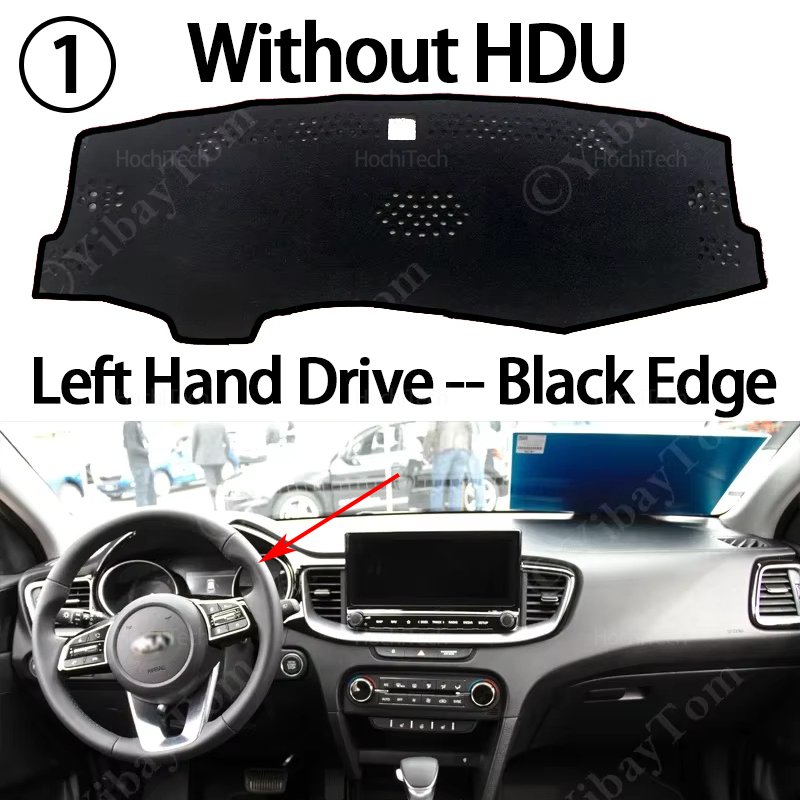 

Для KIA CEED XCEED GT 2019 2020 2021 2022 2023 2024 2025 противоскользящий коврик для приборной панели, солнцезащитный козырек, ковер, автомобильные аксессуары