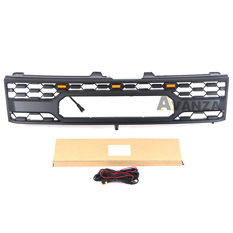 

Передняя решетка с подсветкой для Toyota Probox 2002-2014, матовая черная решетка