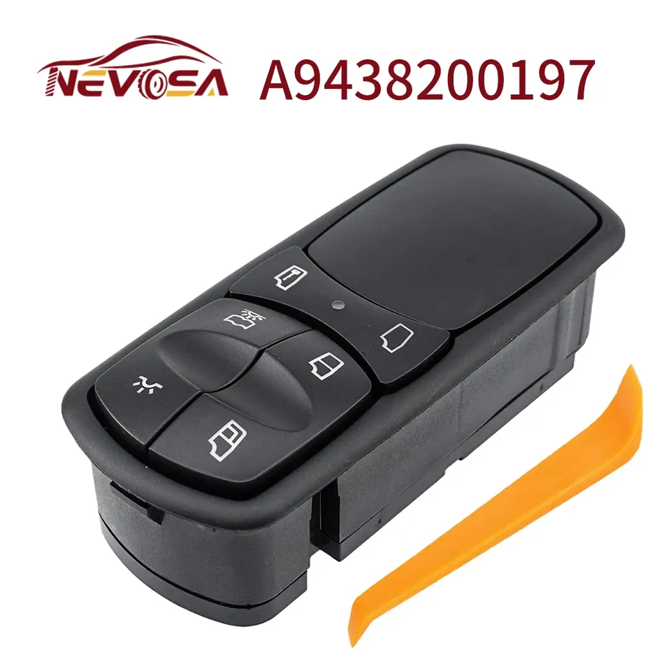 

NEVOSA для Mercedes Benz Actros MP1 MP2 переключатель стеклоподъемника A 9438200197 A 9438200097 Кнопка управления стеклом