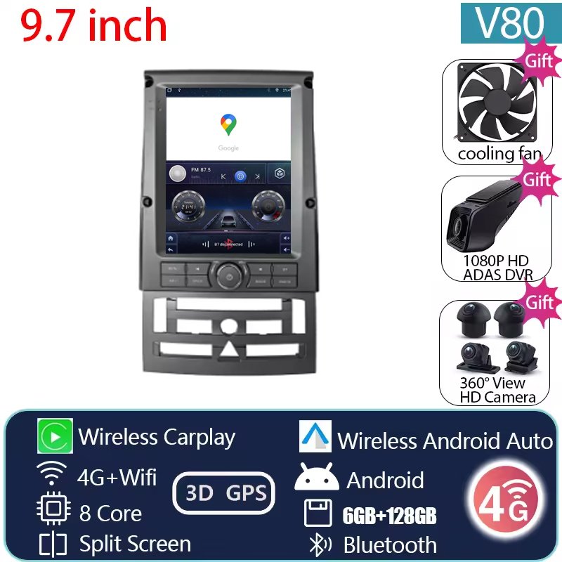 

9,7-дюймовый Android автомобильный радиоприемник стерео для Peugeot 407 2004-2008 без 2Din автомобильный мультимедийный видеоплеер DVD GPS навигация 4G WIFI BT