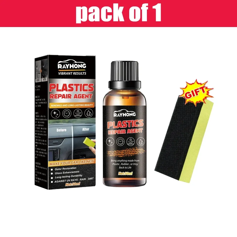 

Автомобильный пластиковый Восстанавливающий агент с губкой, долговечный Восстанавливающий жидкий пластиковый Восстанавливающий покрывающий агент