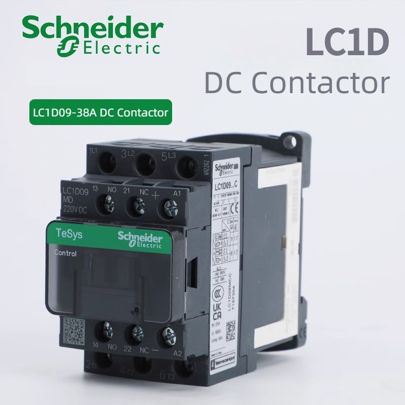 

Schneider Electric LC1D09BDC...LC1D38BDC Контактор для двигателя постоянного тока