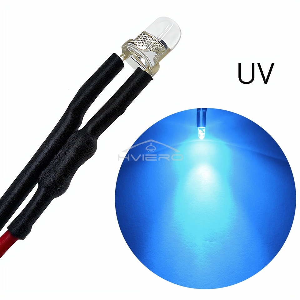 

Светодиодные лампочки HVIERO 3mm Round, 10 шт.