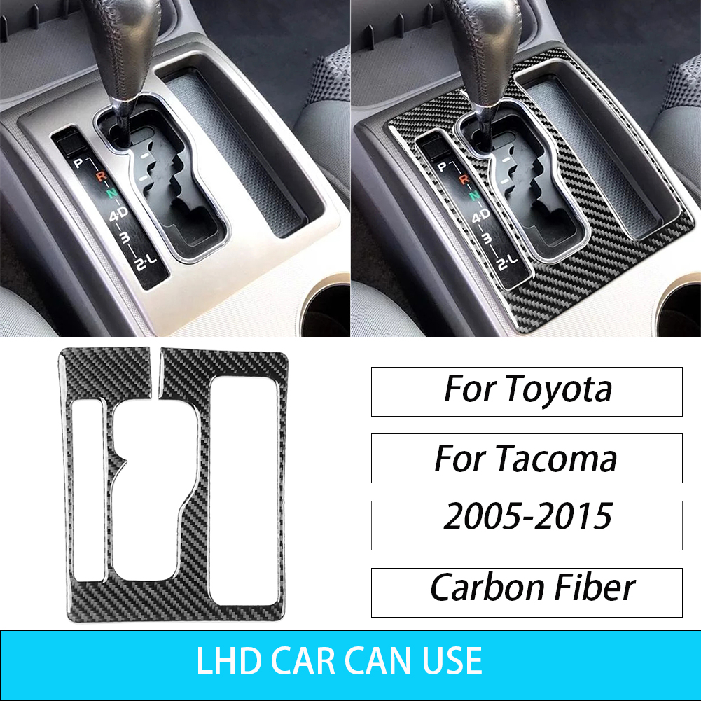 

Автомобильная наклейка из углеродного волокна для Toyota Tacoma 2005 2006 2007 2008 2009 2015, интерьерный центр, аксессуары для отделки