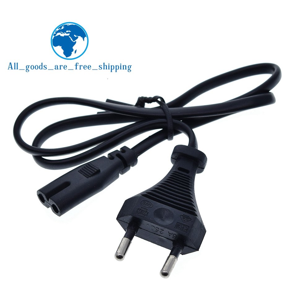 

Кабель питания TZT 0.5m EU 2-Pin Plug черный