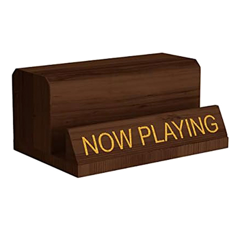 

Деревянная подставка NOW Playing для виниловых пластинок