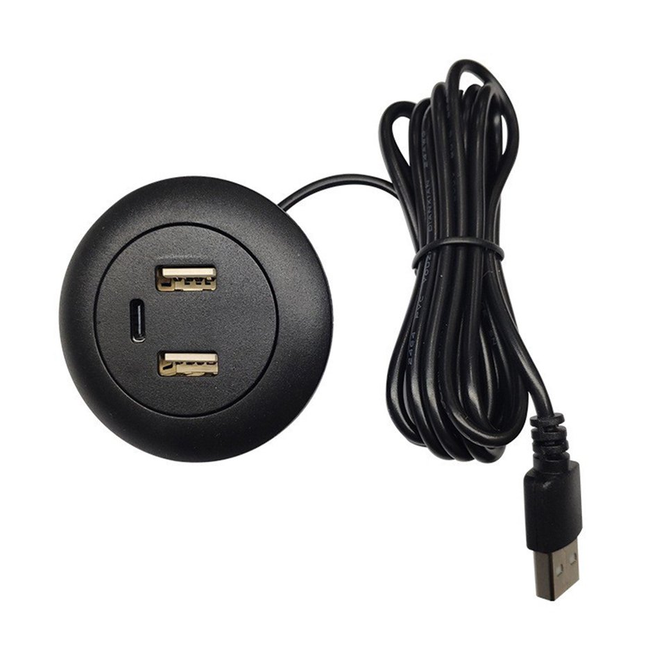 

Встроенный USB 5V2A на 2USB + двойная розетка типа C
