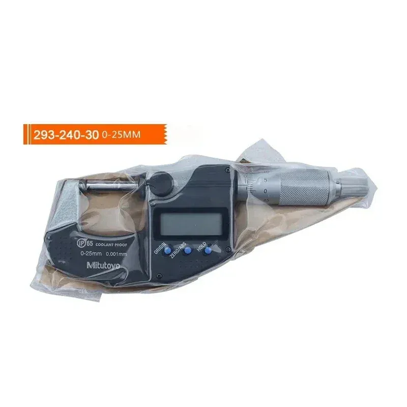 

Оригинальные Микрометры Mitutoyo, диапазон измерения 0-25/50/75/100 мм/0,001 293-240/241/242/243-30, цифровая внешняя точность IP65, 1 мкм