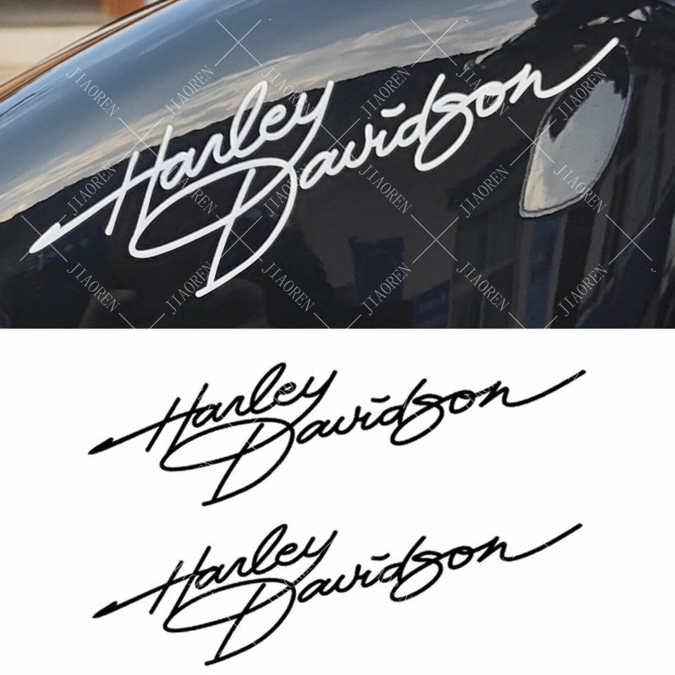 

Виниловая наклейка на мотоцикл с логотипом на бак для Harley Davidson