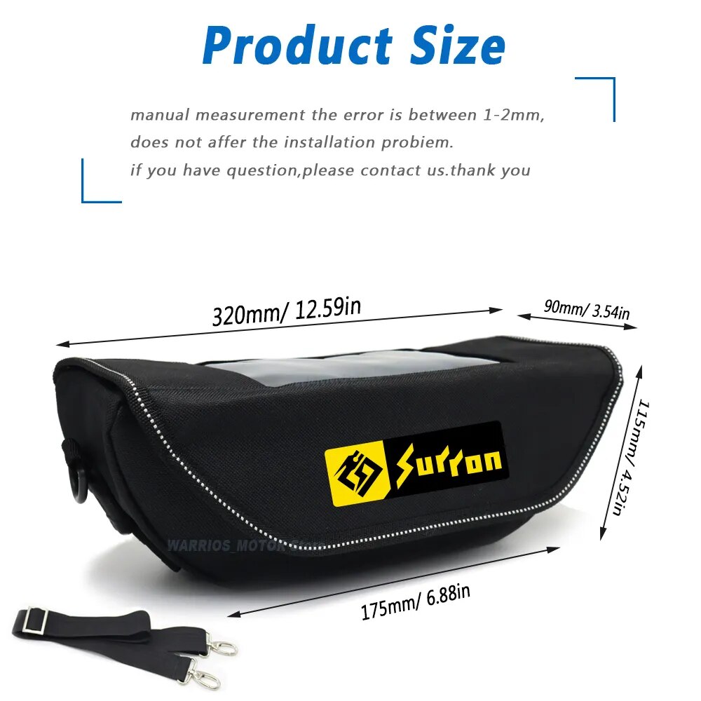 

Водонепроницаемая сумка на руль для Surron Sur Ron светильник Bee X/S/LBX Segway X260 X160, аксессуары для мотоциклов, дорожные сумки для инструментов