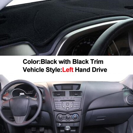

Чехол на приборную панель автомобиля для Mazda BT50 2012 2013 2014 2015 2016 2017 2018 Коврик для приборной панели Коврик для приборной панели Солнцезащитный козырек Стиль автомобиля