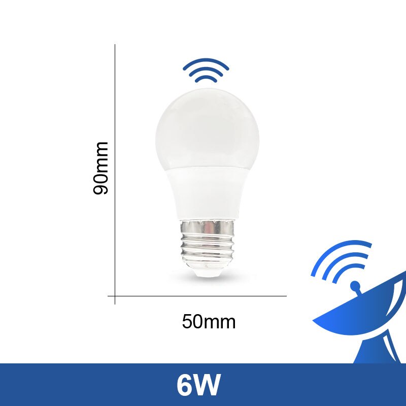 

Светодиодная лампа с датчиком движения Lampada LED E27 220 В