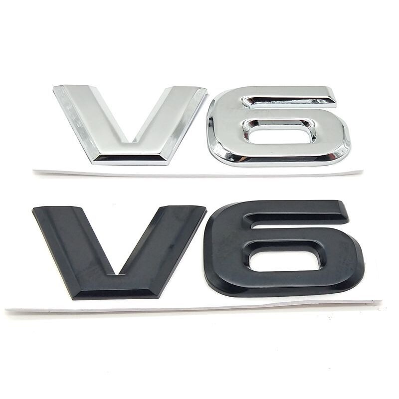 

3D Логотип Автомобиля Наклейка Эмблема Авто Значок Для V6 Mercedes BMW Audi Ford Fiesta Mustang Ranger Nissan Toyota Honda-ме...
