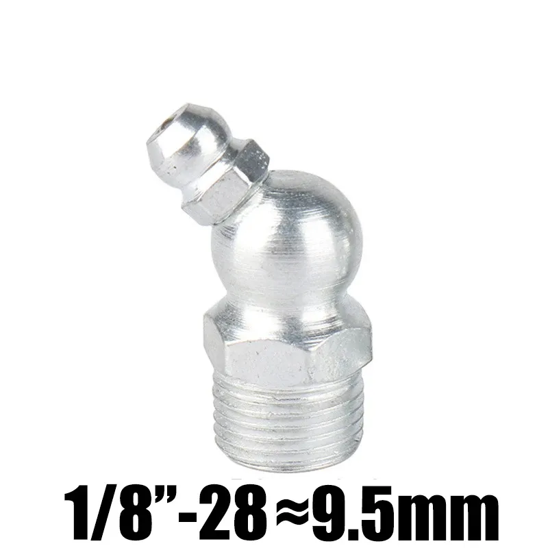 

10 шт. UNF 1/4 "-28 1/8" 1/4 "BSP NPT мужской прямой колено 90 45 градусов гидравлическое масло Zerk смазочный ниппель трубный фитинг