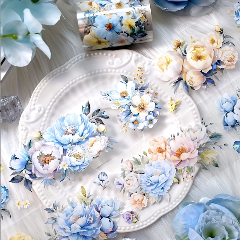 

Декоративная лента Blue Flower 2м
