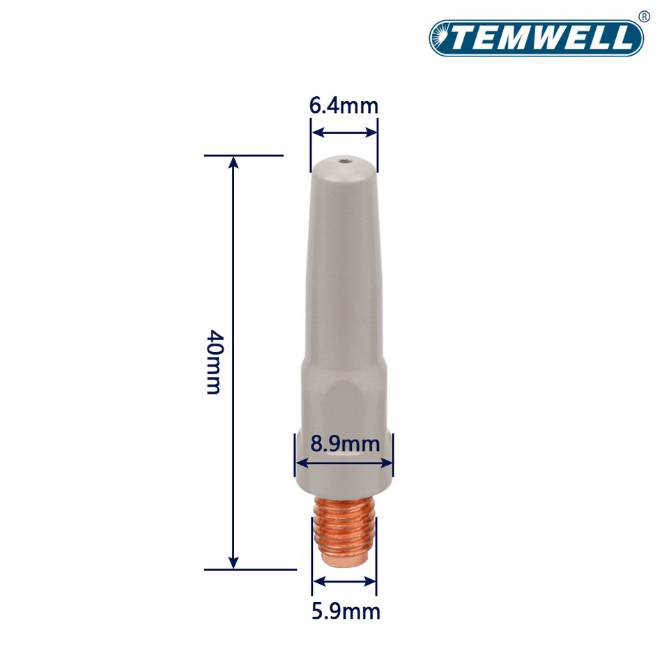 

Сварочные наконечники M6 40/45 мм, медные, 10 шт