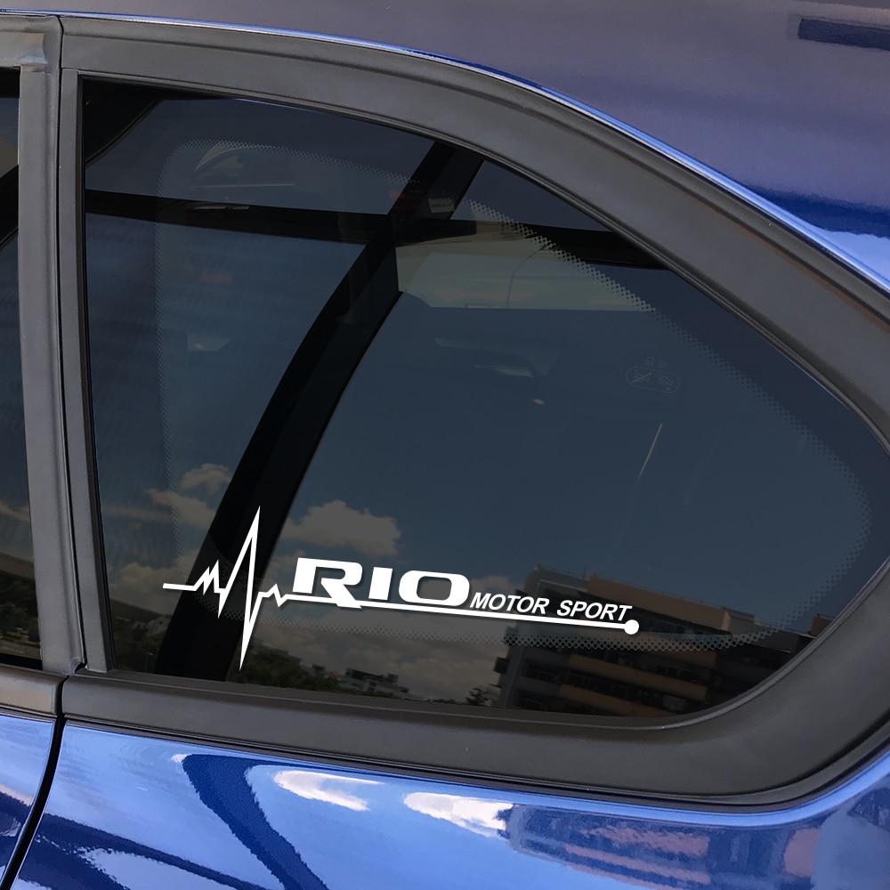 

Светоотражающие Виниловые Наклейки На Окна Автомобиля Для Kia Rio 3 4 K2 K3 X-Line, Наклейка На Боковое Окно, Автоаксессуары
