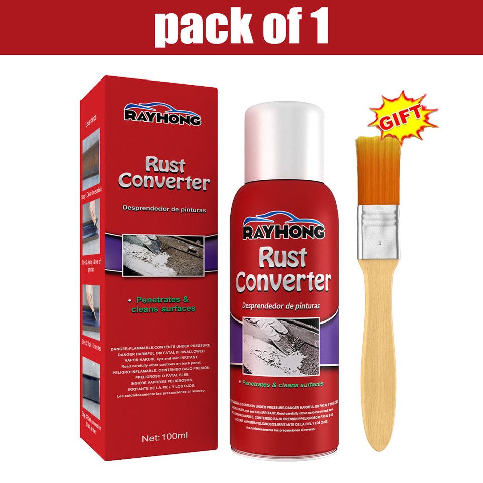 

100 мл автомобильная антикоррозийная паста для удаления ржавчины, универсальный преобразователь ржавчины на шасси, ремонт, защита железных металлических поверхностей, уход за чистотой