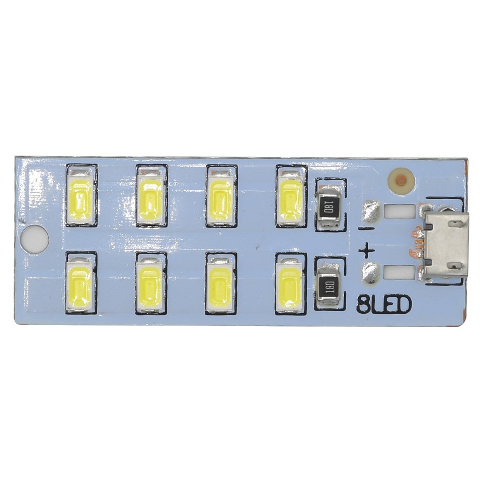 

Светодиодная панель 5730 SMD 5 В 430 мА ~ 470 мА белый Mirco USB/Type-C 5730
